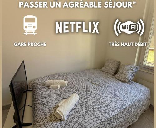 Parilly Apartment | Studio Lune New & Cozy - Centre Vénissieux