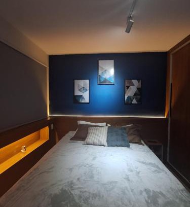 Santo Cristo Apartment | Studio moderno com Piscina 4 pessoas no Centro