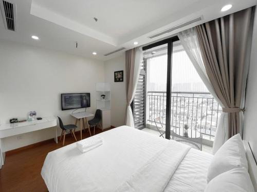 Tu Liem Apartment | Studio Nice View In Vinhomes Green Bay, 25' To Airport