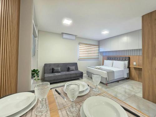 Foz do Iguacu City Centre Apartment | Studio Novíssimo no Centro para 4 pessoas