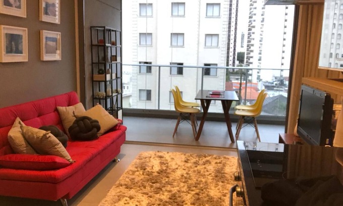 Indianopolis Apartment | Studio Novissimo em Moema, com Piscina e Sauna