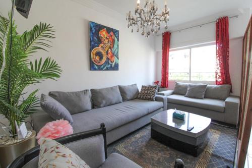 SOUR JDID Apartment | Studio Panoramique, Mosquée Hassan II, Cœur de la Médina