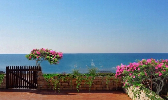 Zambratija Apartment | Studio sea view terrace Zambratija WiFi air-conditioned barbecue parking