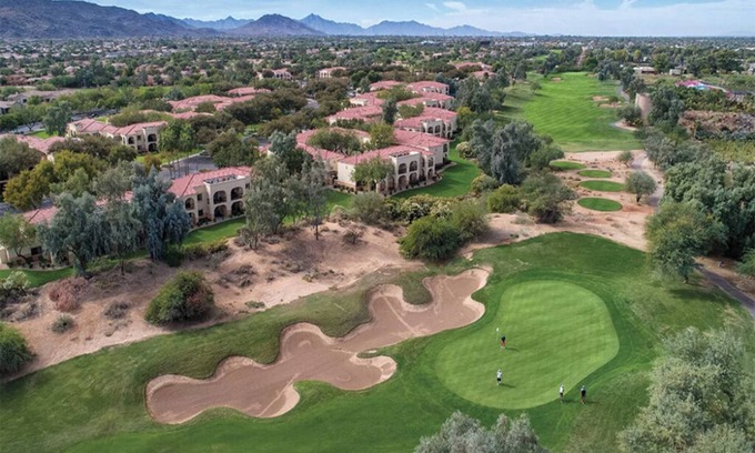 South Mountain Condo | Studio Suite, Sleeps 4, Kitchen, Patio, at Legacy Golf Resort!