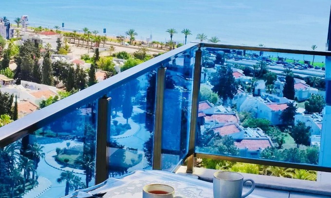 Trikomo Apartment | Studio with amazing Sea views, Long Beach, N.Cyprus