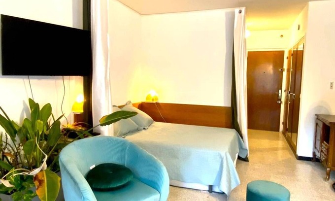 Vernet-les-Bains Apartment | STUDIO WITH LOGGIA A FEW METERS FROM THE TOWN CENTER AND THE THERMAL CENTER