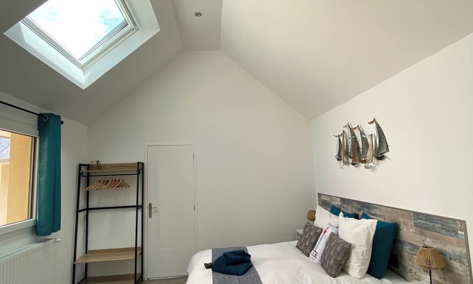 Clohars-Fouesnant Apartment | Studio with private SPA 3 minutes from the ocean!