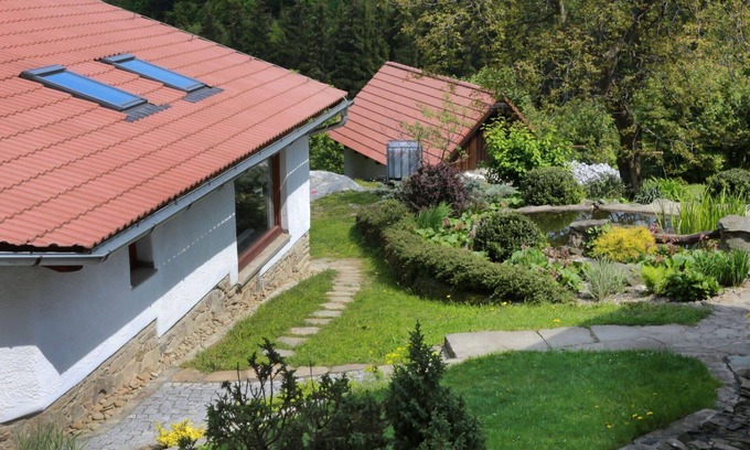 Lhotka House | Stunning private villa for 12 people with WIFI, TV, terrace, panoramic view and parking