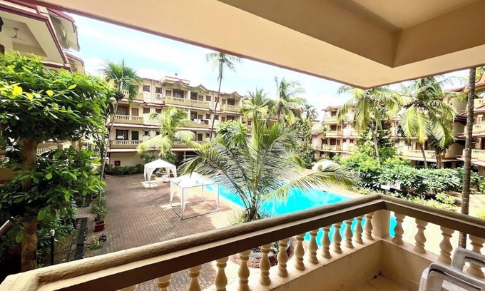 Candolim Apartment | Stunning 2 Double Bed Apartment , Candolim, Goa. Highland Beach Resort.