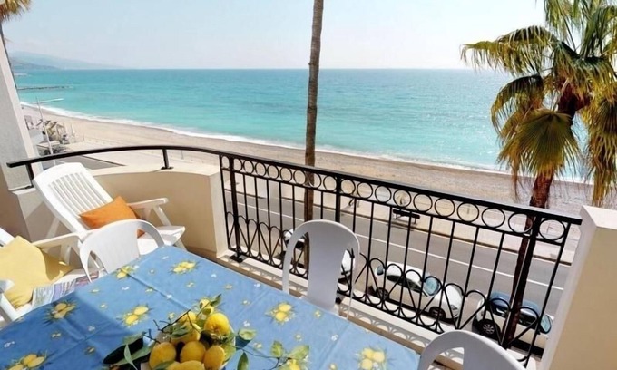 Menton Apartment | Stunning 3BR Apartment with Sea View, Terrace, and Garage in Menton