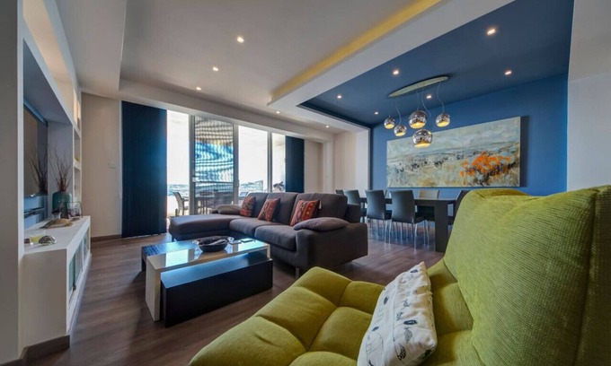 St. Paul's Bay Apartment | Stunning 3BR Xemxija home with Breathtaking Views!
