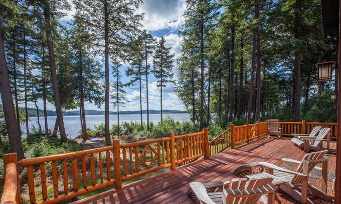 Saranac Lake House | Stunning and Private Waterfront Home on Upper Saranac Lake