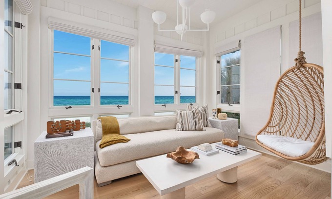 Seagrove Beach House | Stunning Beachfront Home with Private Beach and Heated Pool. Must See!