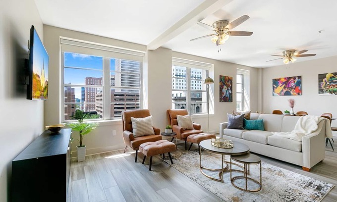 Central Business District Hotel | Stunning Condo 5-minute Walk to Canal and Bourbon streets!