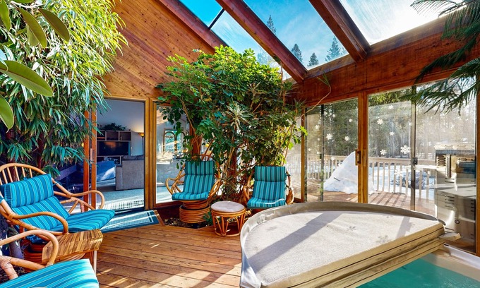 Deer Park House | Stunning home with indoor hot tub, Ping-Pong table, & SHARC Passes