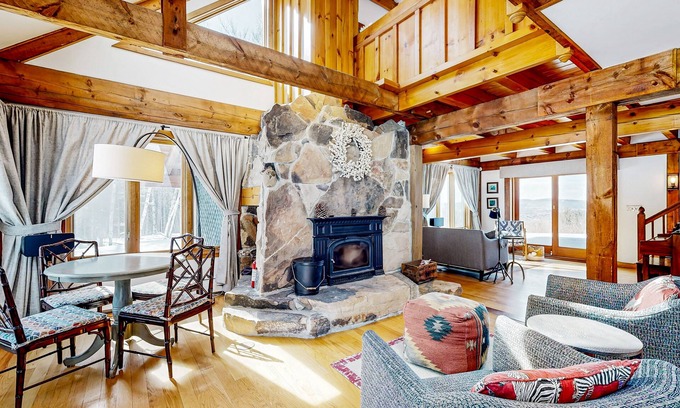 Littleton House | Stunning home with Moore Reservoir views and private sunroom