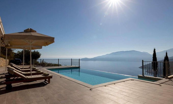 Aetos Villa | Stunning Kefalonia Villa | 3 Bedrooms | Villa Remvi | Private Infinity Pool & Astounding Sea Views | Agia Efimia