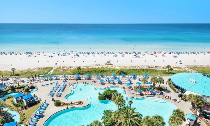 Panama City Beach Condo | ⛵Stunning-Luxury Beachfront-Edgewater 1-1106⛵