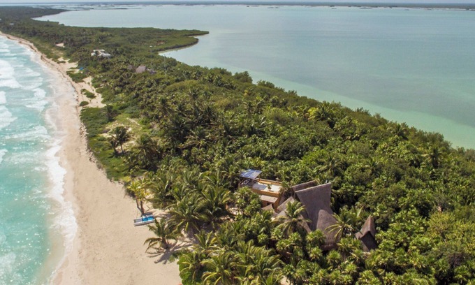 Chacchoben Villa | Stunning Casa Nalum - Private beach, pool, cinema. Chef services available.