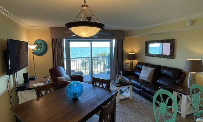 Myrtle Beach Condo | Stunning Newly Remodeled 3rd Floor Oceanfront Condo w/Oceanfront Master