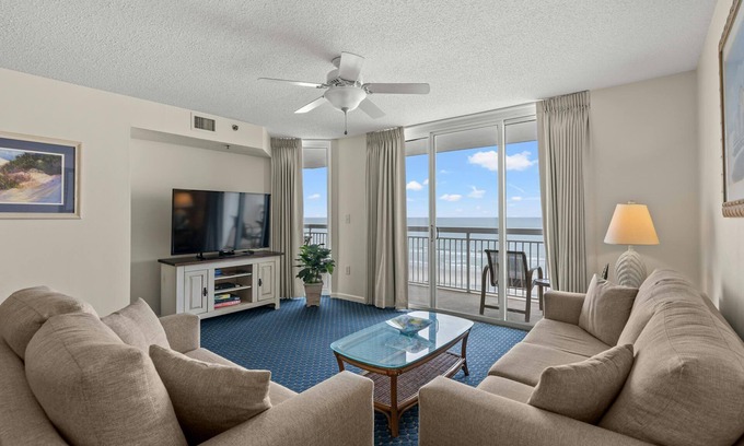 Crescent Beach Condo | Stunning ocean and beach views from this 3 bedroom condo! | Crescent Shores N. - 602