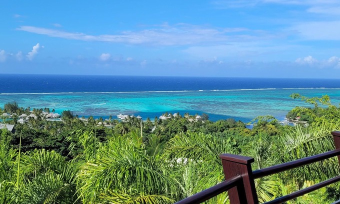 Moorea-Maiao Villa | Stunning ocean & lagoon view in a completely renovated, entirely equipped villa