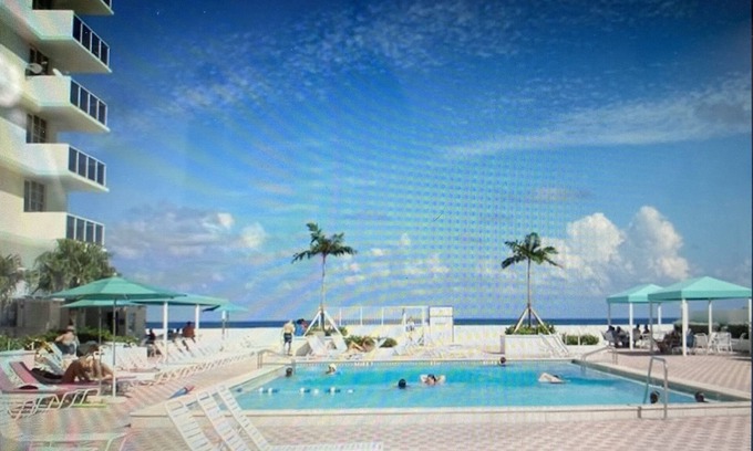 Hollywood South Central Beach Apartment | Stunning Ocean View Condo with Private beach access, Wifi & free valet parking!