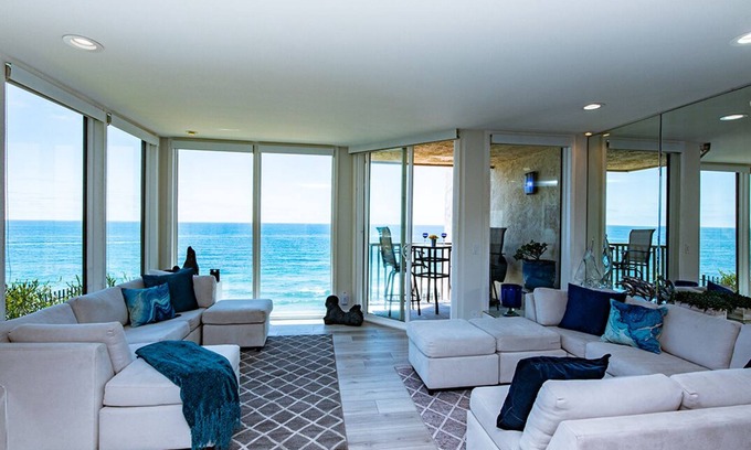 Solana Beach Condo | Stunning Oceanfront Private Corner Condo