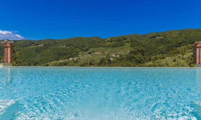Monsummano Terme Villa | Stunning private villa with private pool, WIFI, A/C, hot tub, TV, patio and panoramic view
