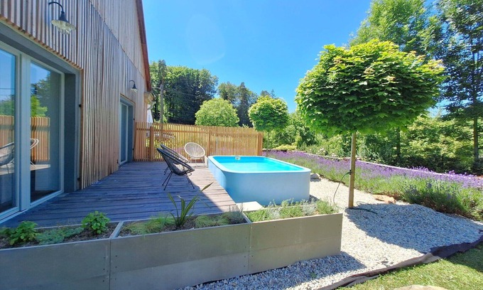 Brnicko House | Stunning private villa for 6 people with WIFI, private pool, terrace, panoramic view and parking