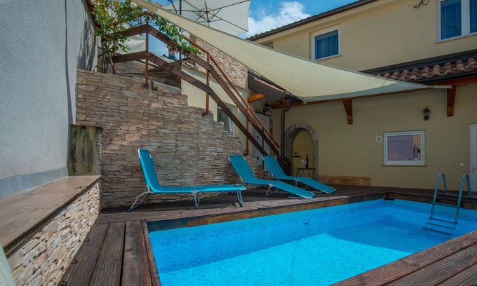 Veli Brgud House | Stunning private villa for 10 people with A/C, WIFI, private pool, TV, terrace and parking