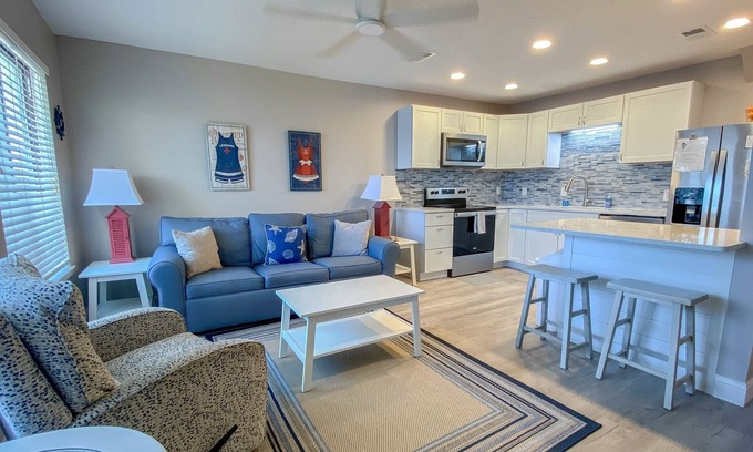Gulf Lagoon Beach Condo | Stunning Remodeled 1BR Condo with Amazing Beach Views. Sleeps 4. Pool.