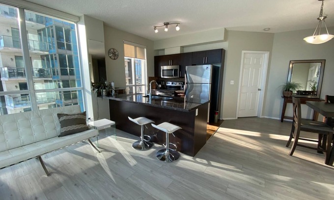 Bridgeland Condo | Stunning Riverfront Condo in East Village - Amazing Views!