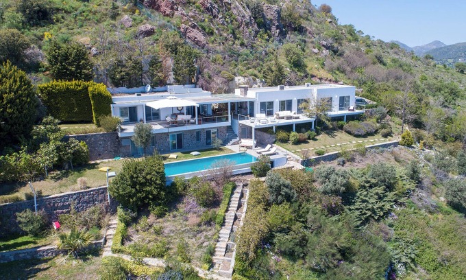 Bitez Villa | Stunning Sea View & Private Garden Villa in Bodrum