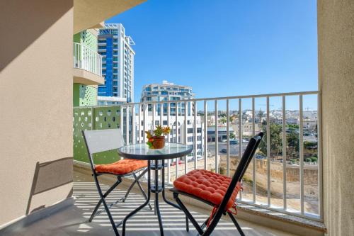 Mgarr Apartment | Stunning Studio Heart of St Julians Sleeps 4