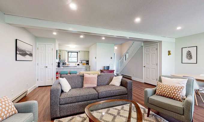West Hartford House | Stunning townhome with on-site golf, pools, ski trails, and fitness center