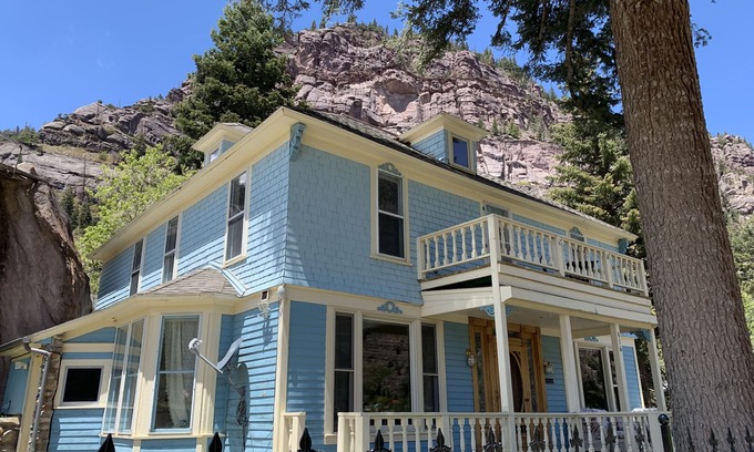 Ouray House | Stunning Victorian with Mountain and Waterfall Views Sleeps 8 Adults in Ouray CO