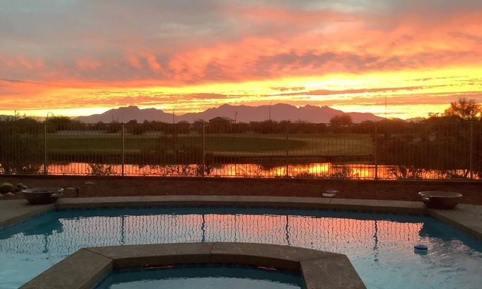 Estrella Mountain Ranch House | Stunning Views and Privacy on Golf Course in Quiet, Charming Community.