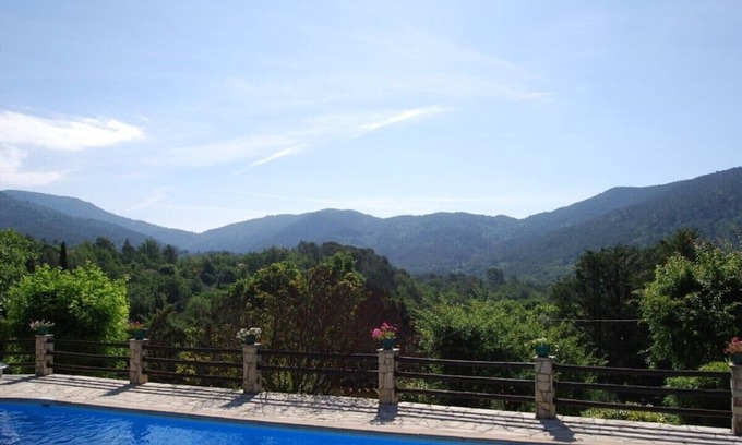 Bargemon House | Stunning views & grounds, tennis, large heated pool, boules, olives, dream house