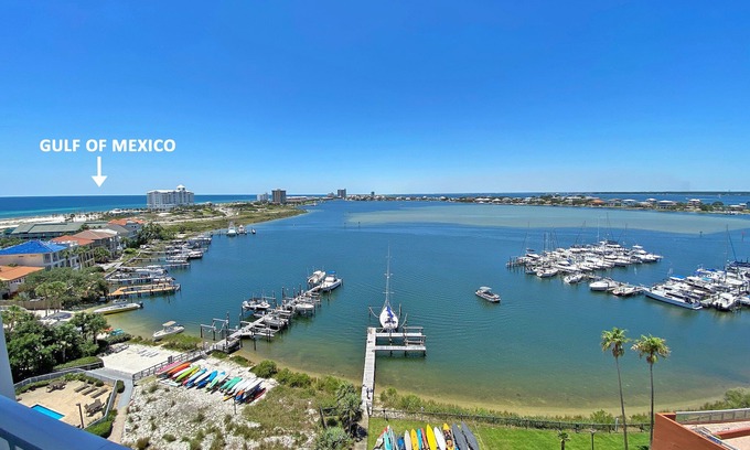 Pensacola Beach Condo | Stunning Views from Every Room & Centrally Located on the Island