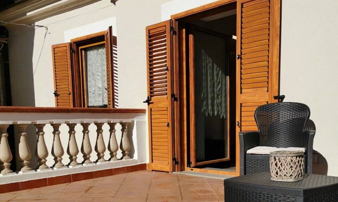 Torchiara Villa | Stunning villa for 4 guests with TV, terrace and panoramic view