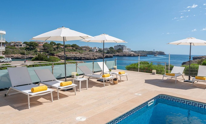 Cala Marcal Villa | Stunning Villa Sa Caleta, with Sea View, Pool, Indoor Pool, Jacuzzi and Sauna