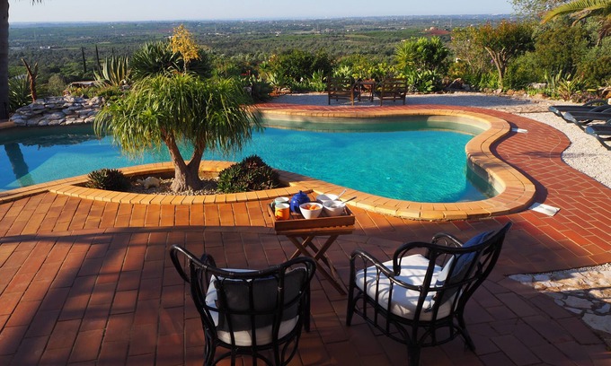 Silves Villa | Stunning villa with breathtaking sea views, crystal clear pool and total privacy