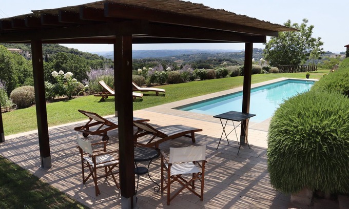 Roccantica Villa | Stunning villa with private pool close to Rome in the Sabine countryside