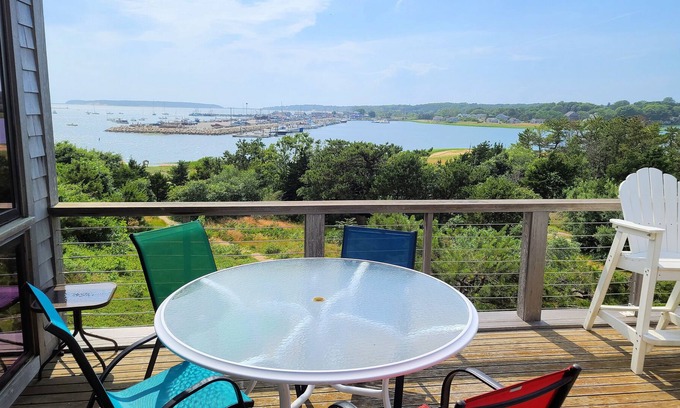Wellfleet House | Stunning, Waterfront 5BD Contemporary--Central A/C, Harbor Views, Direct Beach Access
