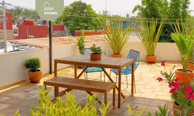 Jalatlaco Apartment | Style & Comfort A/C Loft + Terrace + Pets