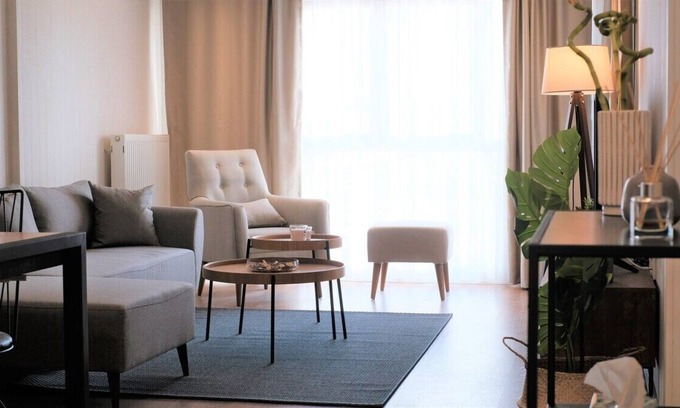 Beylikduzu Apartment | Stylish 1Bedroom Apt w/sea view/gym/pool (VI-150)