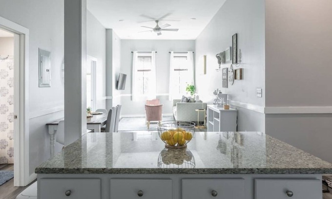 Johnson City Apartment | Stylish 2 Bed Loft in Downtown JC