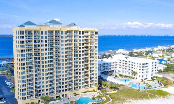 Pensacola Beach Condo | Stylish and Beachy 2 bedroom, 2 bath Gulf Front Condo at Emerald Isle #1503!