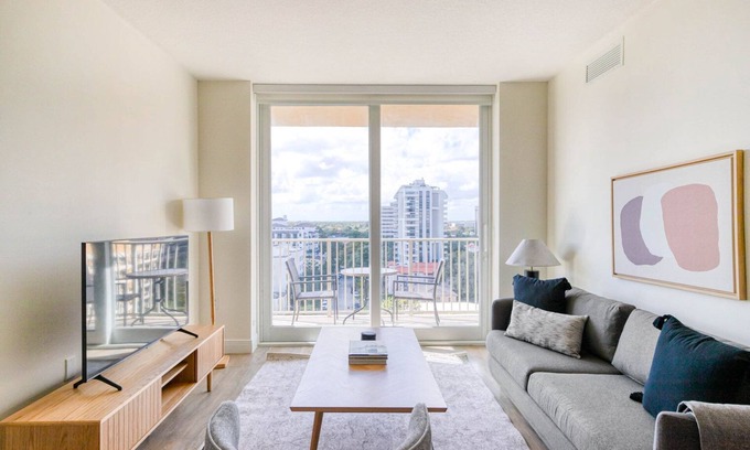 West Little Havana Apartment | Stylish Coral Gables 2BR w/W/D, Pool & Gym, near Shops, by Blueground